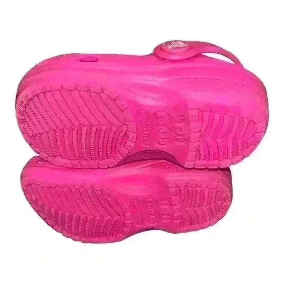 Crocs Classic Clog -  Kid - Pink Crush size 4 big kid pre-loved - Picture 8 of 8